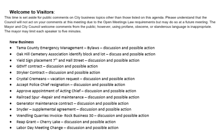 7.20.26 Agenda 